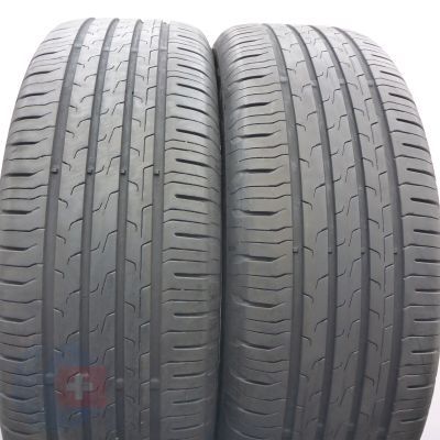 215 60 17 2x CONTINENTAL 215/60 R17 96H EcoContact 6 Sommerreifen 2020, 2021 5,8-6mm