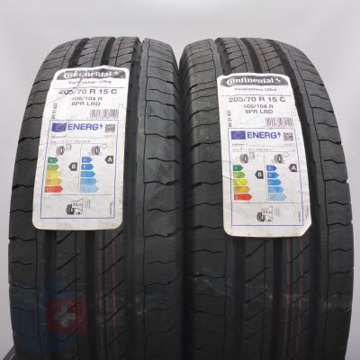 4. 205 70 15C 4x CONTINENTAL 205/70 R15C 106/104R VanContact Ultra Sommerreifen 2022 VOLL 4. 205 70 15C 4x CONTINENTAL 205/70 R15C 106/104R VanContact Ultra Sommerreifen 2022 VOLL
