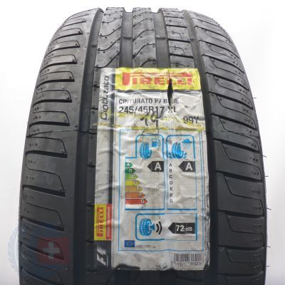 245 45 17 1x PIRELLI 245/45 R17 99Y XL Cinturato P7 Blue Sommerreifen 2019 Ungebraucht  