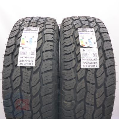 265 70 17 2x COOPER 265/70 R17 115T Discoverer AT3 Sport 2 Ganzjahresreifen 2024 BVOLL WIE NEU