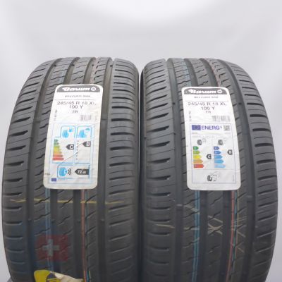245 45 18 2x BARUM 245/45 R18 100Y XL Bravuris 5 Sommerreifen 2020/21 VOLL 