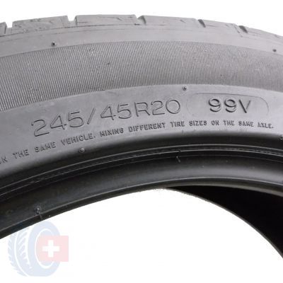 6. 2 x MICHELIN 245/45 R20 99V 5mm Latitude Sport Sommerreifen DOT13/11