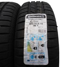 3. 205 70 15 2x CONTINENTAL 205/70 R15 96T ContiCrossContact Winter Winterreifen 2016 UNGEBRAUCHT
