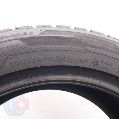 4. 225 55 18 1x BARUM 225/55 R18 102V XL Polaris 6 Winterreifen 2025 WIE NEU 9,2mm