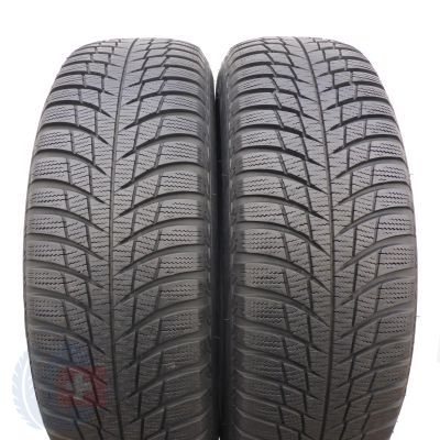 195 65 15 2x BRIDGESTONE 195/65 R15 91H Blizzak Lm001 Winterreifen 2019 6,8-7,5mm