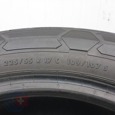 4. 225 55 17C 2x CONTINENTAL 225/55 R17C 109/107S VanContact Winter Winterreifen 2025 6,4-6,8mm