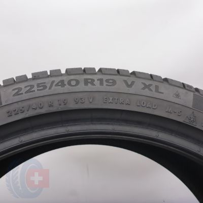 5. 225 40 19 2x CONTINENTAL 225/40 R19 93V XL WinterContact TS860S Winterreifen 2022 6-6,5mm