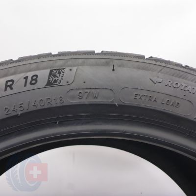6. 245 40 18 4x MICHELIN 245/40 R18 97W XL PilotAlpin 5 Winterreifen 2019 6,3-6,8mm
