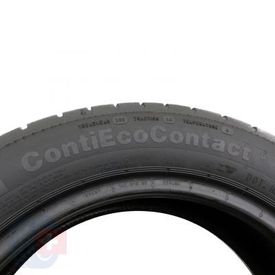 6. 4 x CONTINENTAL 185/55 R15 82H 6,8mm ContiEcoContact 5 Sommerreifen DOT17