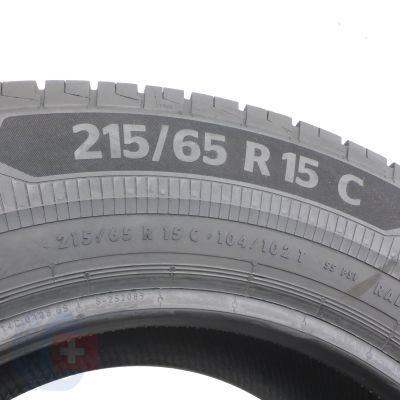 4. 2 x CONTINENTAL 215/65 R15C 104/102T VanContact Eco Sommerreifen 2021 7,5-8mm 4. 2 x CONTINENTAL 215/65 R15C 104/102T VanContact Eco Sommerreifen 2021 7,5-8mm