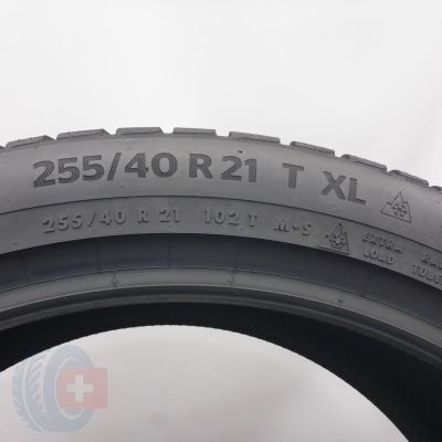 6. 255 40 21 4x CONTINENTAL 255/40 R21 102T XL WinterContact TS 870 P Winterreifen  2023/24 7,8-7,2mm