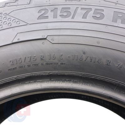 4. 215 75 16C 2x CONTINENTAL 215/75 R16C 116/114R ContiVanContact 100 Sommerreifen 2018 7,5-8,4mm