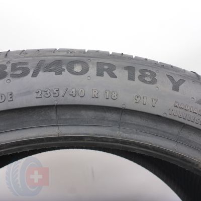 6. 235 40 18 2x CONTINENTAL 235/40 R18 91Y PremiumContact 6 Sommerreifen 2022 Ungebraucht    