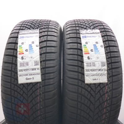 205 45 17 2x GOODYEAR 205/45 R17 88W XL Vector 4Seasons Gen-3 Ganzjahresreifen 2022 Ungebraucht   