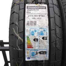 2. 215 60 16C 2x BRIDGESTONE 215/60 R16C 103/101T Duravis R660 Sommerreifen 2019 WIE NEU VOLL