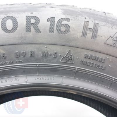 8.  195 60 16 4x CONTINENTAL 195/60 R16 89H WinterContact TS 870 Winterreifen 2023 VOLL WIE NEU 