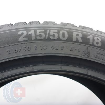 7. 215 50 18 4x SEMPERIT 215/50 R18 92V Speed-Grip 5 Winterreifen 2024/25 8,8-7,8mm WIE NEU 