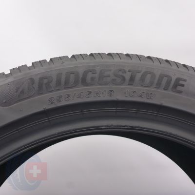 4. 255 45 19 2x BRIDGESTONE 255/45 R19 104W XL Blizzak 6 Winterreifen 2024 6-5,5mm 