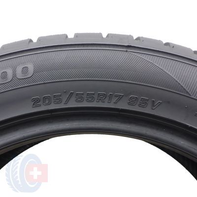 4. 2 x FALKEN 205/55 R17 95V XL Euroall Season AS200 Ganzjahresreifen 2018 WIE NEU 7,2mm