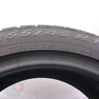 6. 255 45 19 4x PIRELLI 255/45 R19 100V XL NO Sottozero Winter 240 Serie II Winterreifen 2024 6,2-7mm