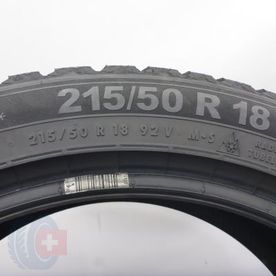 4. 215 50 18 2x SEMPERIT 215/50 R18 92V Speed-Grip 5 Winterreifen 2023 7,5-7,7mm