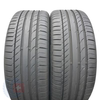 235 45 19 2x CONTINENTAL 235/45 R19 95V ContiSportContact 5 RunFlat MOE Sommerreifen 2018 7,2mm