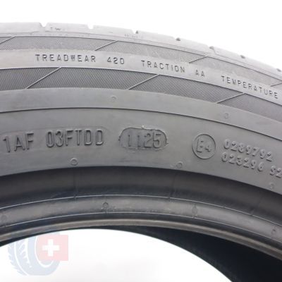 2. 235 55 19 2x CONTINENTAL 235/55 R19 101W ContiSportContact 5 SUV A0 Sommerreifen 2025 7mm WIE NEU 