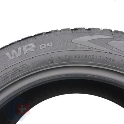 5. 195 60 16 2x NOKIAN 195/60 R16 89H WR D4 Winterreifen 2017 VOLL 