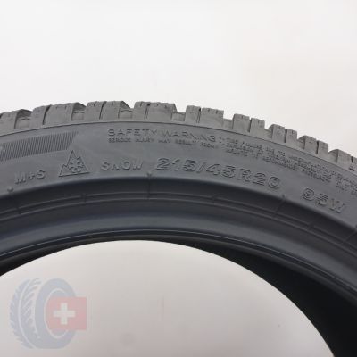 9. 215 45 20 4x BRIDGESTONE 215/45 R20 95W XL Blizzak 6 Winterreifen 2025 7,8mm 