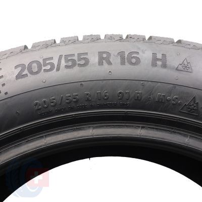 7. 205 55 16 4x CONTINENTAL 205/55 R16 91H WinterContact TS 860 S BMW RUN FLAT Winterreifen 2019 VOLL WIE NEU