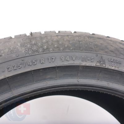 7. 225 45 17 4x CONTINENTAL 225/45 R17 94V XL AllSeasonContact 2 Ganzjahresreifen 2023 VOLL WIE NEU 