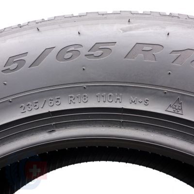 6. 2 x PIRELLI 235/65 R18 110H XL Scorpion Winter J Winterreifen 2018 6.8-7mm WIE NEU