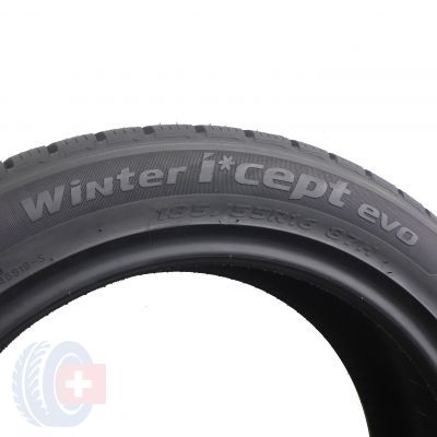 6. 4 x HANKOOK 185/55 R16 87H Winter I Cept evo W310 Winterreifen DOT15 VOLL WIE NEU