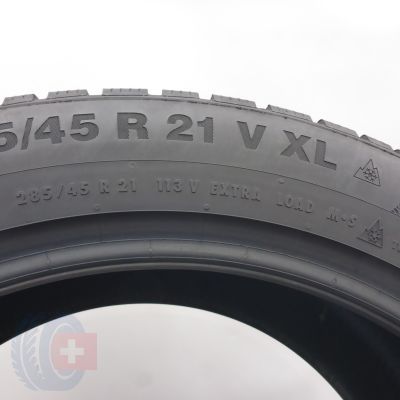 5. 285 45 21 2x CONTINENTAL 285/45 R21 113V XL WinterContact TS 850 P SUV A0 Winterreifen 2024 7mm