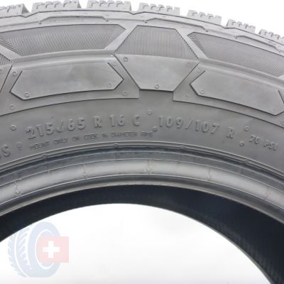 9. 215 65 16C 4x CONTINENTAL 215/65 R16C 109/107R VanContact Winter Winterreifen 2020/23/24/25 10,2-8,2mm