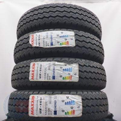  155 80 12C 4x MAXXIS 155/80 R12C 88/86N Commercial LT UE-168 Sommerreifen 2022 UNGEBRAUCHT 