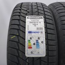 3. 265 55 19 2x CONTINENTAL 265/55 R19 109H WinterContact TS850P SUV Winterreifen 2022 WIE NEU VOLL