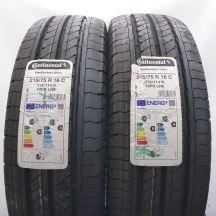 4. 215 75 16C 4x CONTINENTAL 215/75 R16C 113/111R VanContact Ultra Sommerreifen 2023 VOLL WIE NEU
