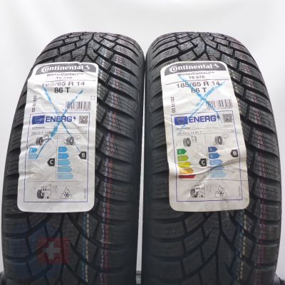 185 65 14 2x CONTINENTAL 185/65 R14 86T WinterContact TS870 Winterreifen 2022 Ungebraucht  