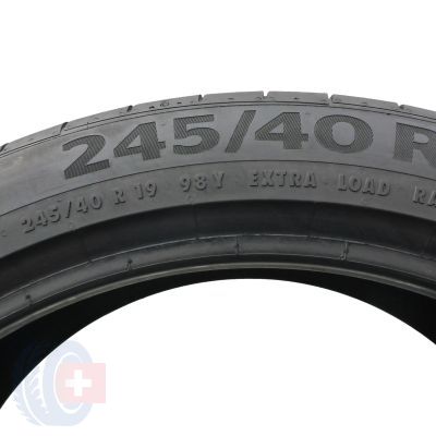 6. 245 40 19 2x CONTINENTAL 245/40 R19 98Y XL SportContact 6 R01 Sommerreifen 2017 6,2mm