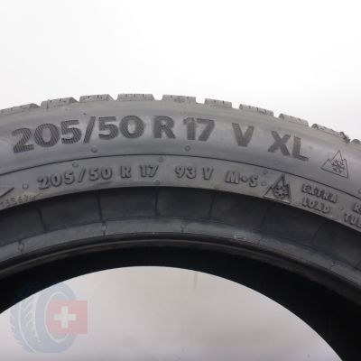 7.  205 50 17 4x CONTINENTAL 205/50 R17 93V XL WinterContact TS 870 P Winterreifen 2023/24 VOLL WIE NEU 