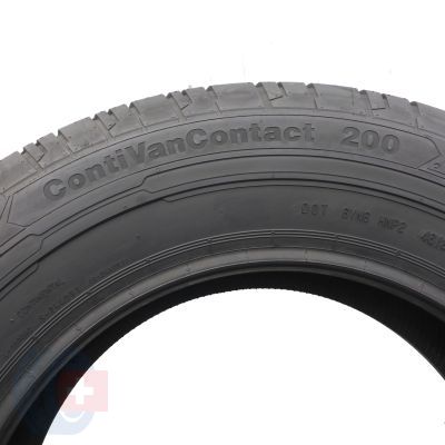 5. 195 75 16C 2x CONTINENTAL 195/75 R16C 107/105R ContiVanContact 200 Sommerreifen 2018 VOLL WIE NEU 