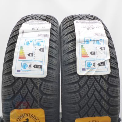 5. 165 65 15 4x CONTINENTAL 165/65 R15 81T WinterContact TS 860 Winterreifen 2020 Ungebraucht  