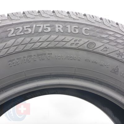 6.  225 75 16C 2 x CONTINENTAL 225/75 R16C  121/120R VanContact 4Season Ganzjahresreifen 2019 8mm