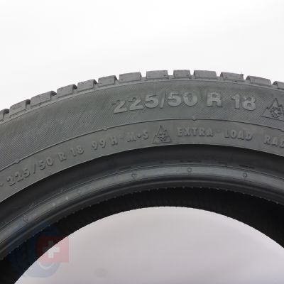 6. 225 50 18 2x CONTINENTAL 225/50 R18 99H XL AO ContiWinterContact TS830P Winterreifen 2022 WIE NEU 8,2mm