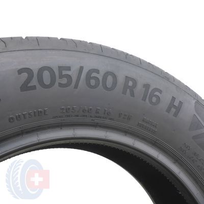 5. 2 x CONTINENTAL 205/60 R16 92H EcoContact 6 Sommerreifen 2019/22  5,2-5,8mm