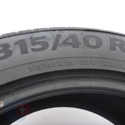 4. 315 40 21 2x CONTINENTAL 315/40 R21 111Y SportContact6 M0 Sommerreifen 2023 7mm