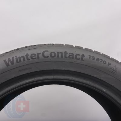 4. 235 50 19 1x CONTINENTAL 235/50 R19 103V XL WinterContact TS 870P Winterreifen 2023 8mm WIE NEU 