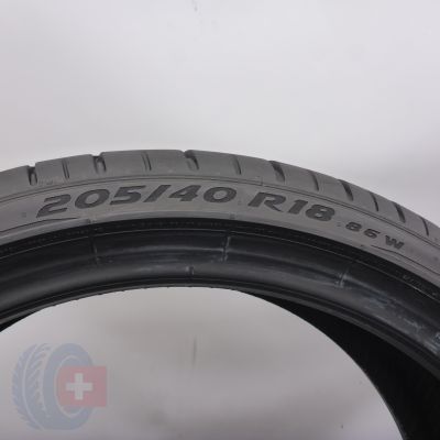 5. 205 40 18 2x PIRELLI 205/40 R18 86W XL RunFlat PZero BMW Sommerreifen 2020 6-6,5mm