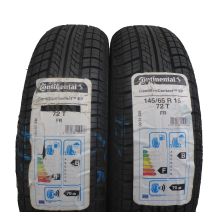 2 x CONTINENTAL 145/65 R15 72T ContiEcoContact EP Sommerreifen 2017  VOLL